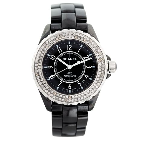 black chanel watch fake|chanel black ceramic watch.